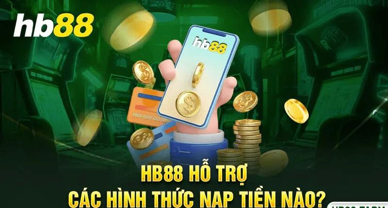 Các hình thức nạp khoản đang hỗ trợ